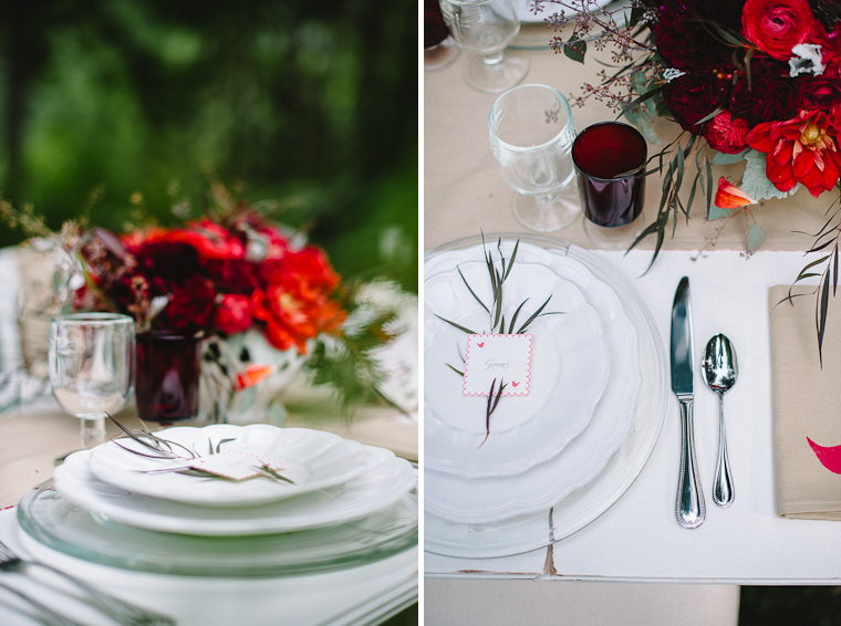 Rustic Forest Wedding Details