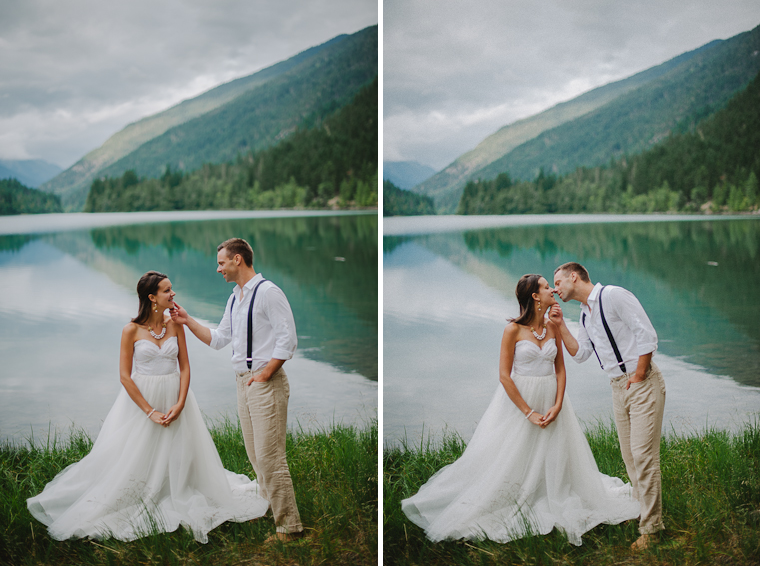 BC Lake Wedding Picture