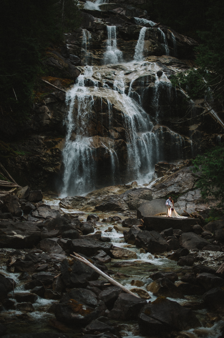 Destination Wedding Pictures Waterfall