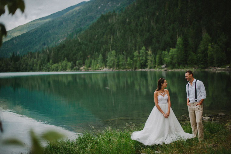 Rustic Forest Wedding Portrait