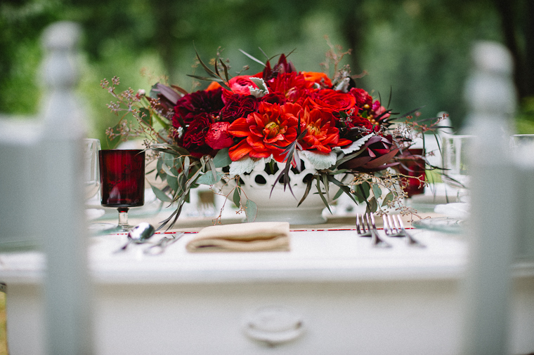 Wedding Flowers in Milk Jar