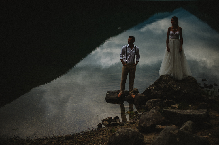 Wedding Picture in BC Mountains