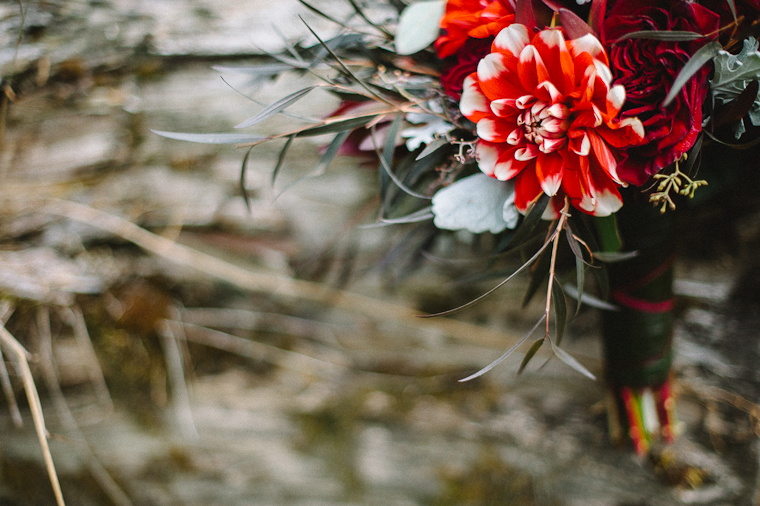 Red Rustic Wedding Bouquet