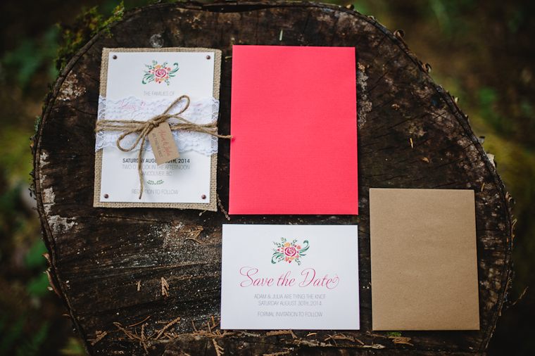 Unique Rustic Wedding Stationary