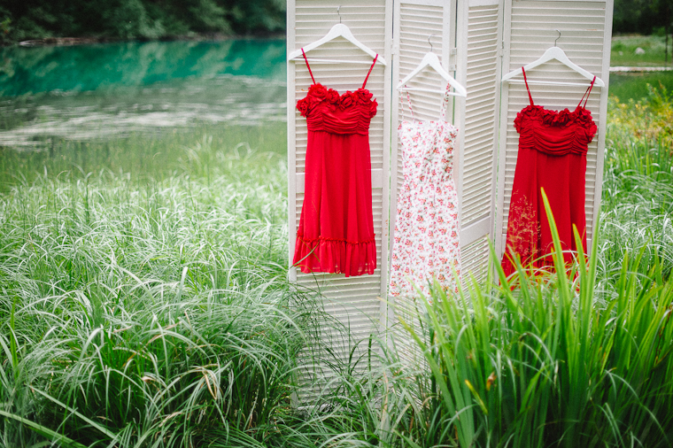 Unique Rustic Red Bridesmaid Dresses