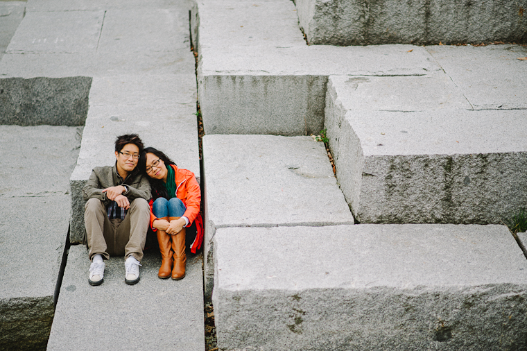Olympic village engagement portrait