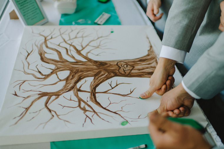 unique wedding guest book tree 