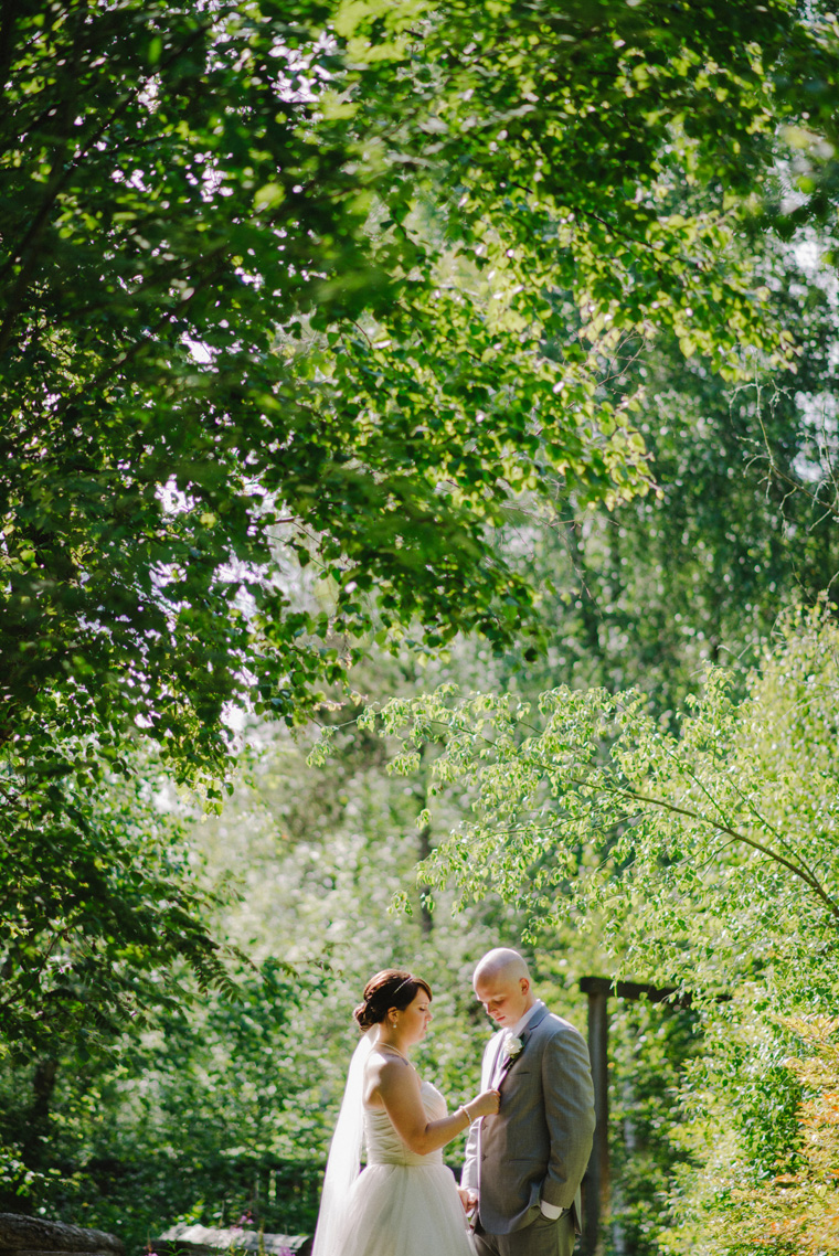 unique vancouver forest wedding