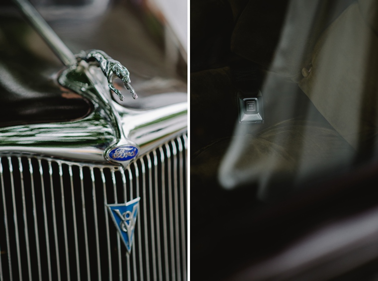 classic jaguar wedding car