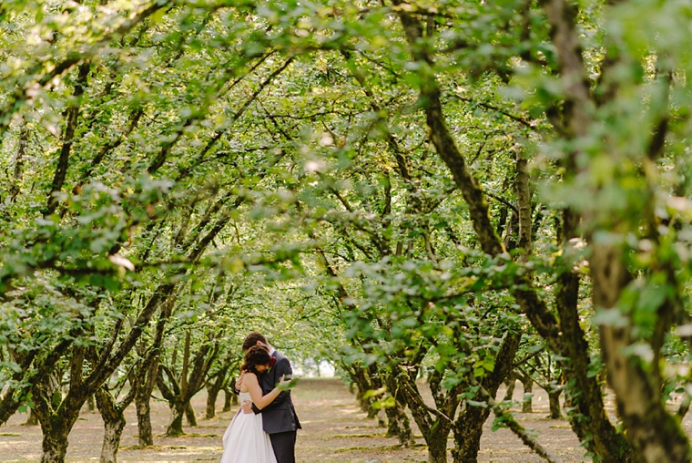 vancouver orchard wedding