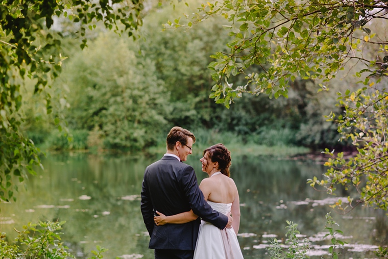 vancouver wedding portrait by forest river