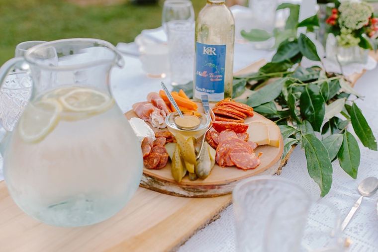 charcuterie wedding