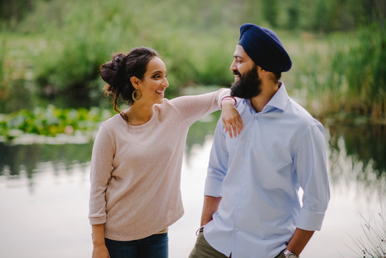 indian engagement session in vancouver