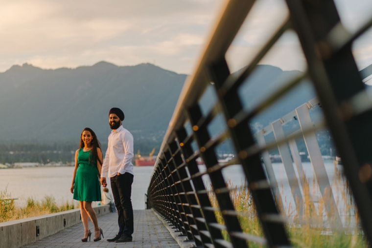 coal harbour indian engagement session