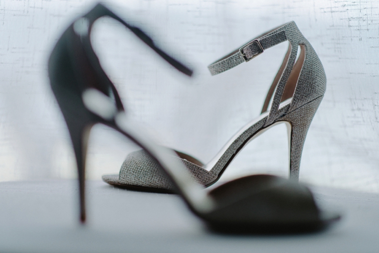creative wedding dress shoes photo