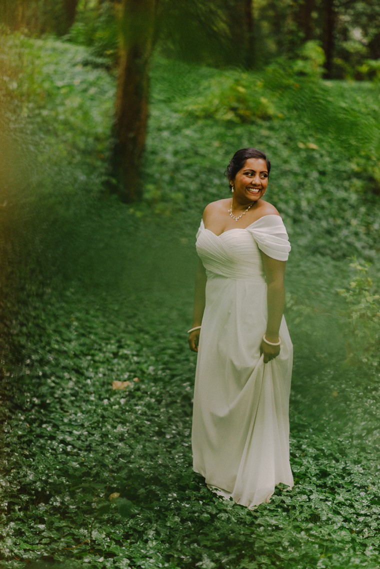 bride portrait on lousberg in aachen germany