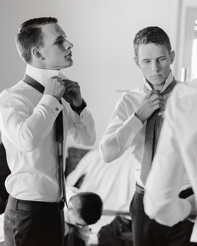 German groom getting ready in Stuttgart
