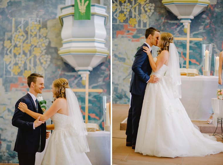 German cathedral wedding ceremony