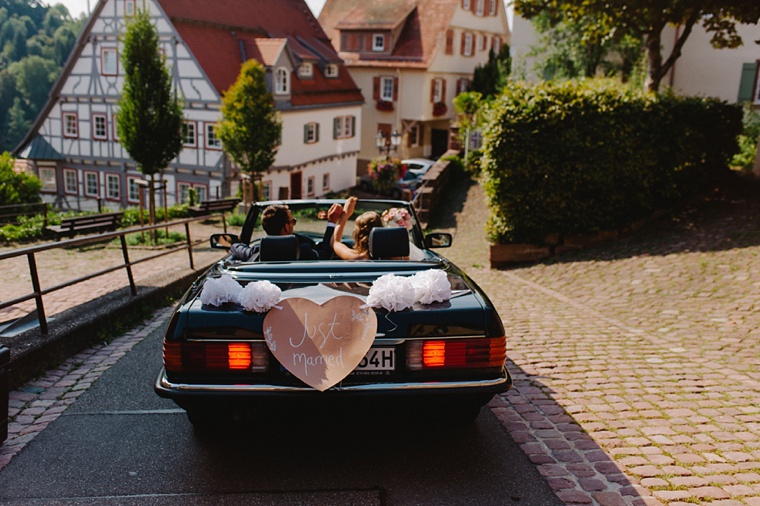 Wedding in a small german village