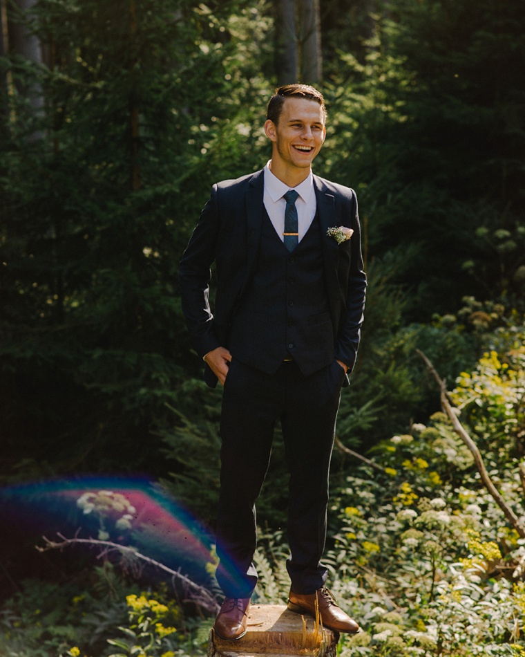groom in the black forest