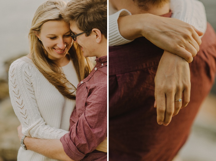 fine art vancouver engagement at lighthouse park