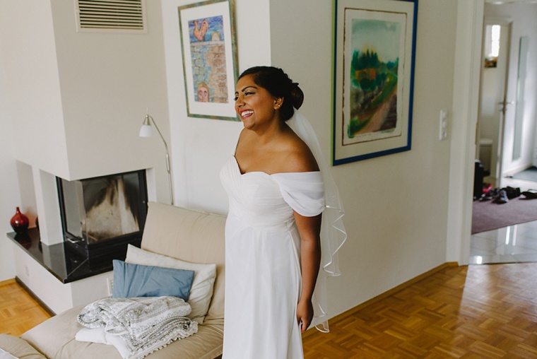 sri lankan bride laughing
