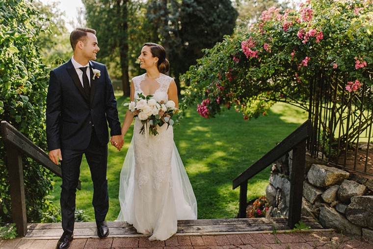 unique brock house wedding photo