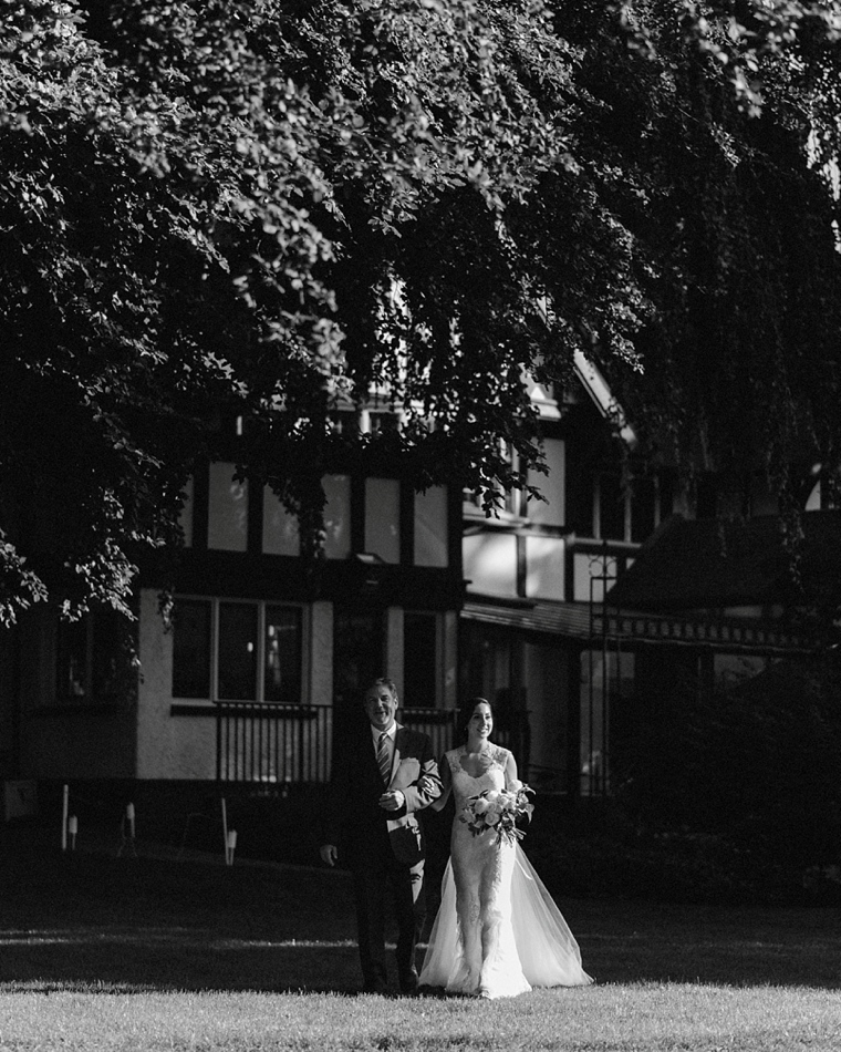 wedding ceremony at brock house in vancouver
